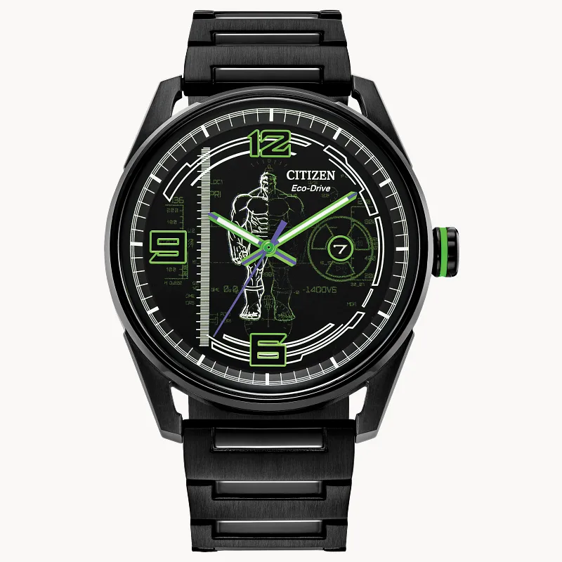 Hulk, Green Goliath Black Dial Stainless Steel Bracelet BM7675-57W Hulk, Green Goliath Black Dial Stainless Steel Bracelet BM7675-57W